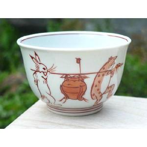 京焼 清水焼 高山寺鳥獣戯画蓋付小丼 A柄 : 松韻堂 Yahoo!店 - 通販