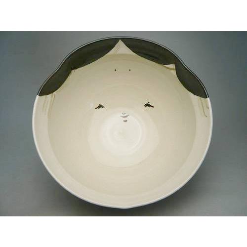 京焼 清水焼     お福　菓子鉢(百福）与し三