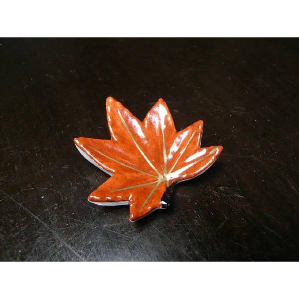 京焼 清水焼     照もみじ箸置き 単品