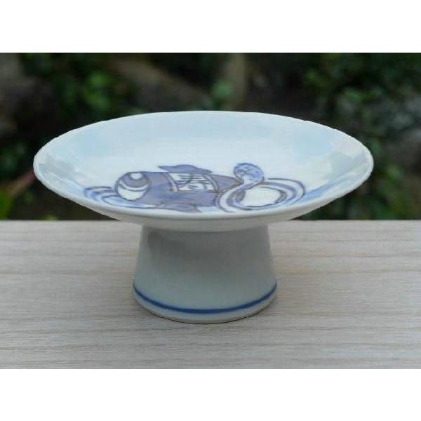 京焼 清水焼     干支巳大盃