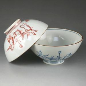 京焼 清水焼 染赤桜詰夫婦茶碗 紫峰 : 松韻堂 Yahoo!店 - 通販 - Yahoo