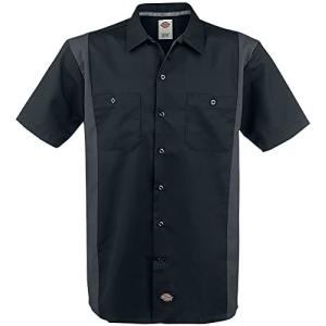 [ディッキーズ] ワークシャツ (XL) 半袖 レギュラーカラー ポケット ツートーン柄 WS508 メンズの商品画像