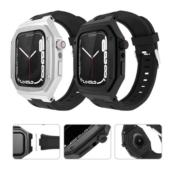 HUALIMEI Apple Watch series 7 6 SE5 4用 44mm 45mm用 ...