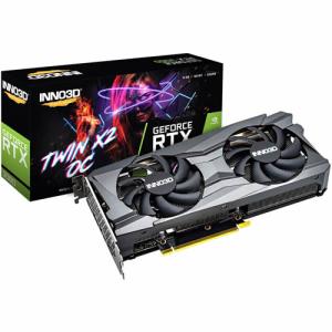 Inno3D GeForce RTX 3060 TWIN X2 OC N30602-12D6X-11902120 PCIExp 12GBグラフィックボード 国内正規品