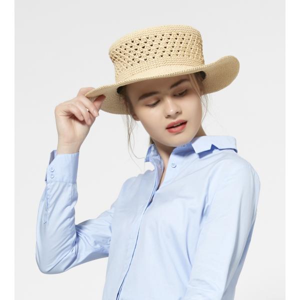 SHOKAY ラフィア・サマーハット(ナチュラル)