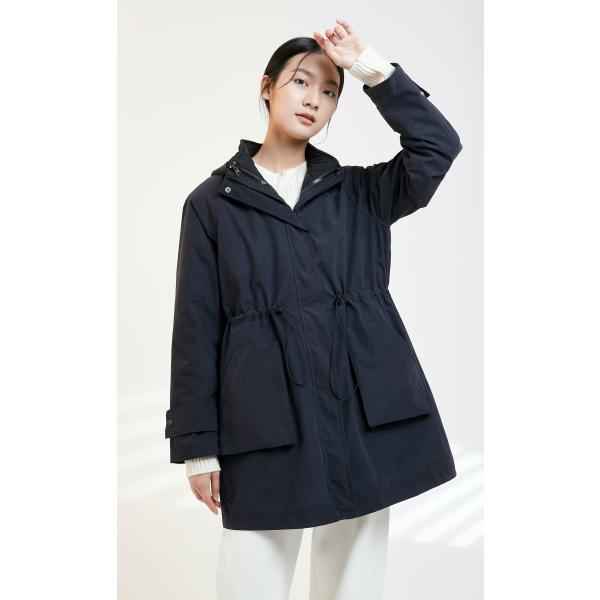 SHOKAYエコマリン・ライナー付き防水ウインターコート(ブラック)