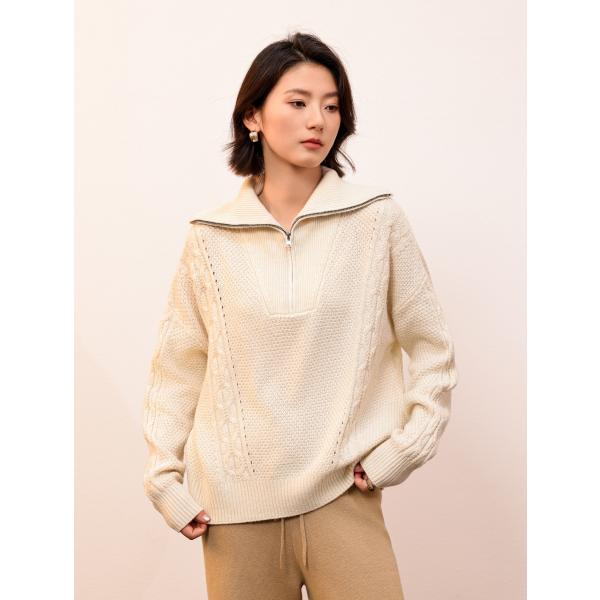 SHOKAY（ショーケイ) グラスランド・ウィメンズ・ラベルフローラル・プルオーバー（オフホワイト)