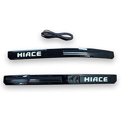 ハイエース200系 サイド スカッフプレート 1型 2型 3型 4型 5型 6型 7型 8型 LED...