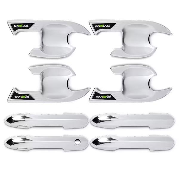 トヨタ C-HR ドアハンドルカバー ドアノブカバー プロテクター ガーニッシュ 外装ドレスアップ ...