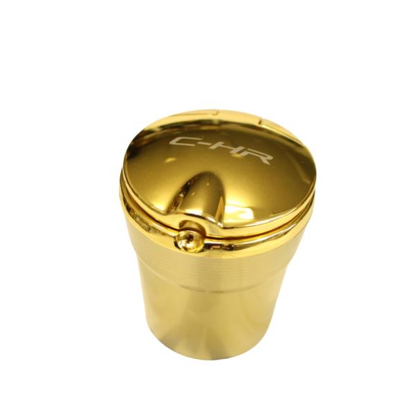 トヨタ CHR 専用 車載用 灰皿 ミニ型 合金+ABS LED ライト付き 3色選び可