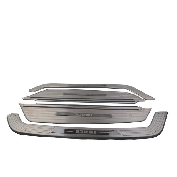 トヨタハイエース 200系1型‐8型標準スーパーGL専用LEDスカッフプレートリアサイドドア上下左右...