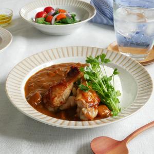 洋食器 リングプレート 24cm 中皿 日本製 白い ホテル食器 高級食器