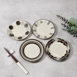 KOYO 光洋陶器 日本製 ラフィネ アンティークブルー 約23.5cmリム