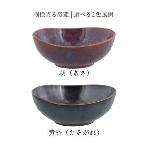 小鉢 楕円窯変 14cm 薄明ボウル 鉢 お皿...の詳細画像2