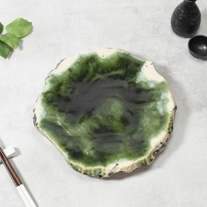 織部焼 皿 桜 長角大皿 現品限り item no.1f032 : ハマダヤ食器店