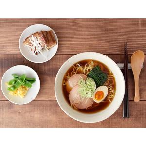 ラーメンどんぶり 19cm 渦刷毛目 クリーム...の詳細画像2