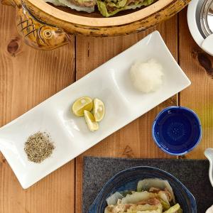 ♥ビュッフェプレート９品皿⬛ホワイトグッドデザイン賞受賞 ２大皿 ♥パーティー用 ビュッフェプレート 9品皿 ホワイトグッドデザイン賞 大皿 角皿