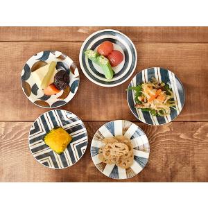 小皿セット 10cm 呉須サビ紋×5柄和食器 ...の詳細画像3