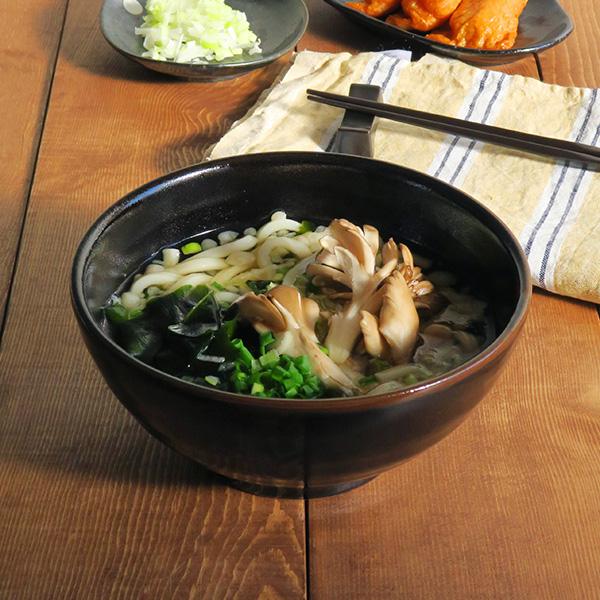 どんぶり　さぬき丼ぶり ゆず天目　18.5cm　和食器 丼 大盛 和の器 ラーメン丼 大きめ ボウル...