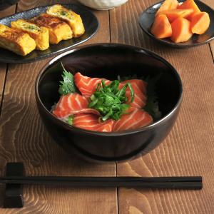 ラーメン鉢 和食器 黒 油滴結晶 石目 6.8寸ラーメン丼 丼ぶり ラーメン