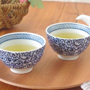 和食器 湯呑み タコ唐草 煎茶碗 ゆのみ おもてなし食器 汲み出し 茶器 湯呑み茶碗 美濃焼 日本製 和モダン おしゃれ かわいい 伝統文 爆買