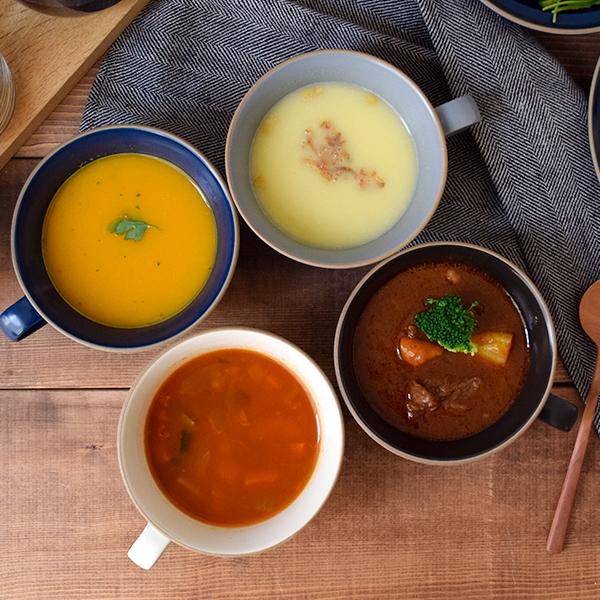 スープカップ 持ち手 380cc おしゃれ エッジライン Edge line  洋食器 食器 スープ...