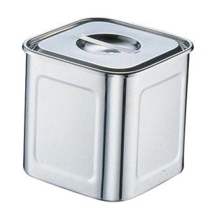 18−8深型角キッチンポット 9cm  9-0218-0102