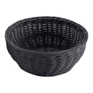 トーダイ PP丸型バスケット  ブラック 24型 WBS3904