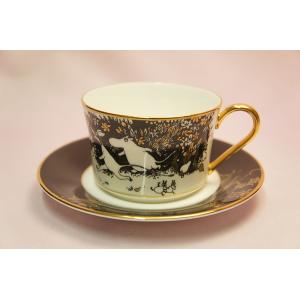 ムーミン　「ムーミン谷の彗星」　ティー・コーヒー碗皿 N-090L/TG93686 ノリタケボーンチ...