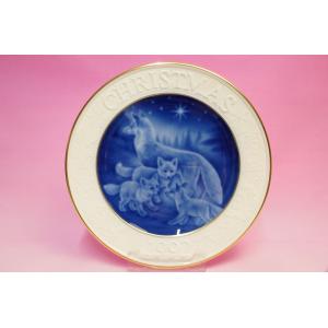 大倉陶園1996年クリスマスプレート「ペンギン」 : 食器のみつはた