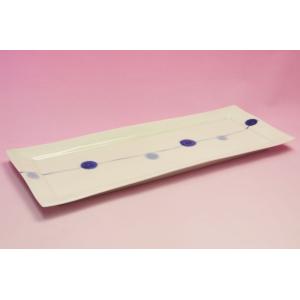 青玉　スリムトレイ（長角皿）