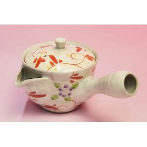 唐草小花　急須