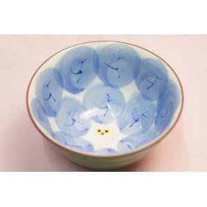 木の葉ふくろう 飯碗（緑・大）