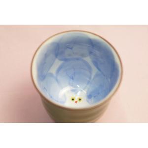 木の葉ふくろう　湯呑み（緑・大）