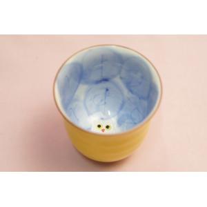 木の葉ふくろう　湯呑み（黄・小）