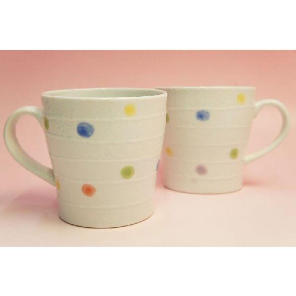 らせん水玉　軽量マグカップ