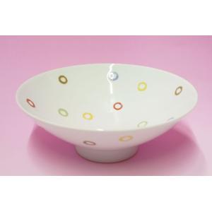 白山陶器　平茶わん AB-10（ドット）