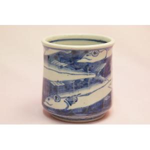 童工房　郡サンマ　16面取り湯呑み