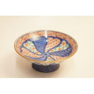 染付着彩祥瑞　盃