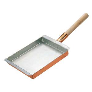 丸新銅器 銅玉子焼器 関東型18cm 卵焼き 純銅製 フライパン : 家具の