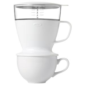 OXO オクソー オートドリップコーヒーメーカー カフェ道具 コーヒーサーバー 時短 白 ホワイト ドリッパーセット｜shokkishibuya