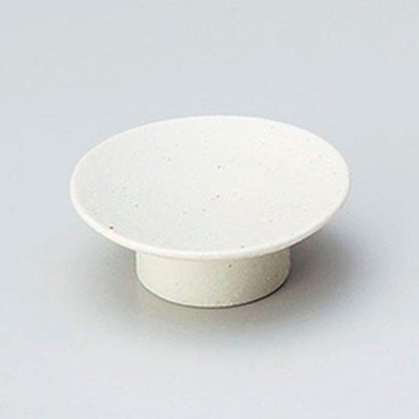 粉引高台小皿 約8.2cm 和食器 高台皿・鉢 豆皿 ホワイト系 業務用 ときわ 陶器屋プロ 28-...