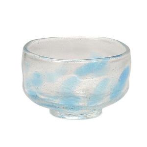 ガラス 菓子皿 菓子器 薄氷皿 義山 （直径23x高さ4cm) (紙箱） : お