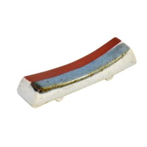 赤呉須板箸置 約6cm 和食器 箸置き レッド...の詳細画像1