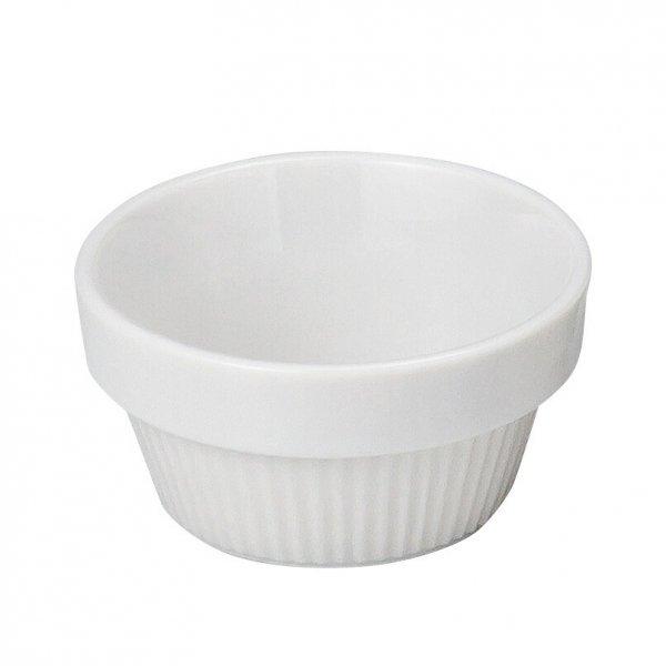 白 スタック スフレ 80 約8.1cm 洋食器 耐熱グラタン・タパス 丸鉢 豆鉢 ホワイト系 業務...