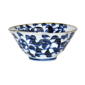 呉須タコ唐草 7.0変形丼 約20.8cm 中...の詳細画像3