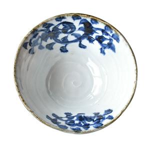 呉須タコ唐草 7.0変形丼 約20.8cm 中...の詳細画像4