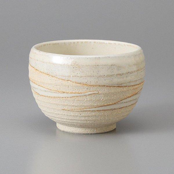 白萩ウェーブゆったり碗 約10cm 和食器 煎茶 小鉢 ホワイト系 日本製 美濃焼 業務用 うつわ探...