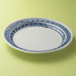 呉須トチリパスタ皿 約26cm 和食器 丸皿 大...の商品画像