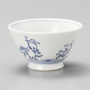 蓋つき煮物椀 高山寺煮物碗 鳥獣戯画 強化磁器 おしゃれ 和食器 業務用